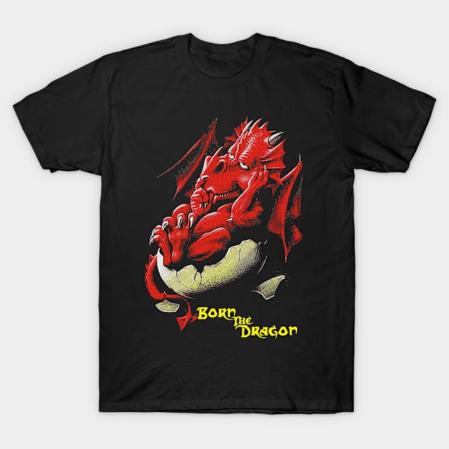 Born The Dragon T-Shirt by amalia23